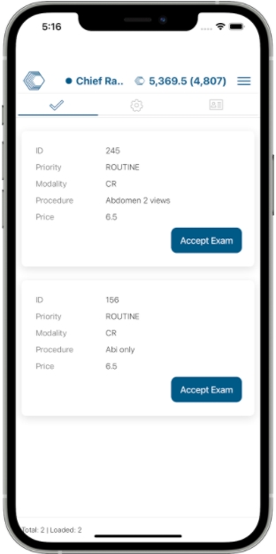 Radiology Marketplace for Imaging Facilities